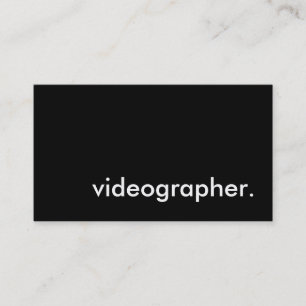 videofilm. visitkort