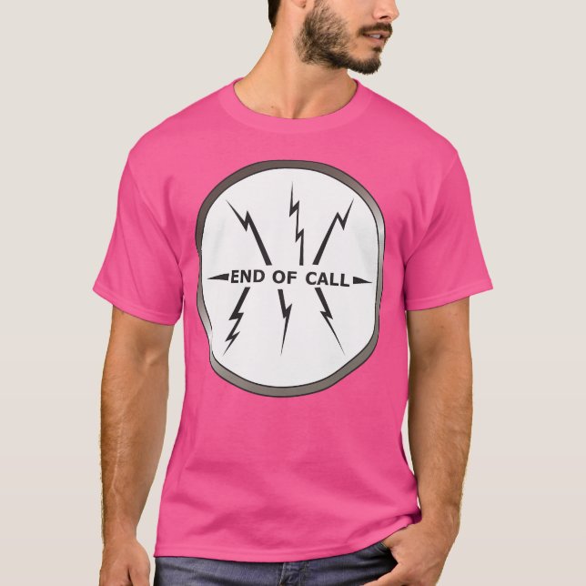 Videofone 'End Call' Skärm från 'Thunderbird' T Shirt (Framsida)
