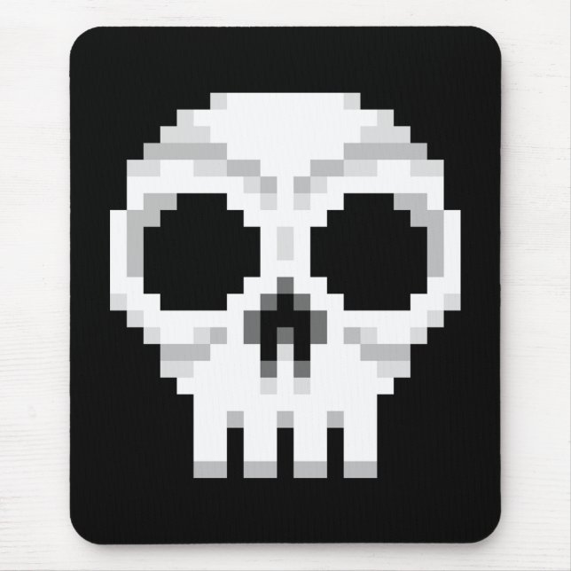 Videogame Death Skull - Pixel Art Musmatta (Framsidan)