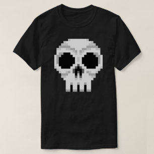 Videogame Death Skull - Pixel Art Tee