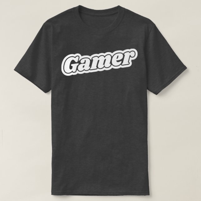 Videogamer för spelspelaren t shirt (Design framsida)