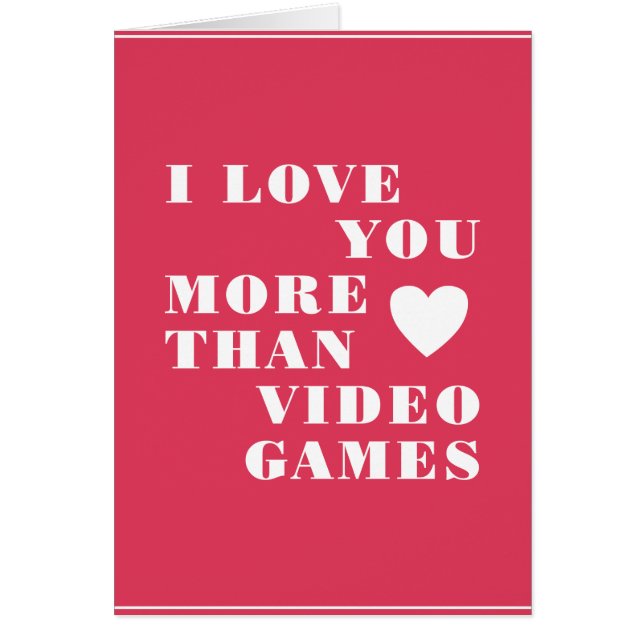 Videogamer Hälsningskort (Framsidan)