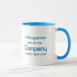 Videogames är företag mugg