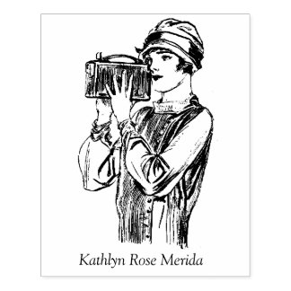 Videograf för Vlogger Innehåll Creator Film Maker Stämpel