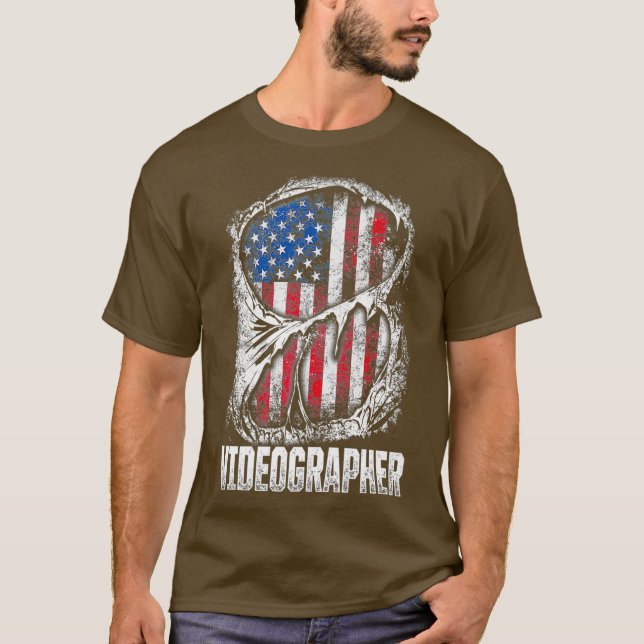 Videograf Info Videography Filmmaker Gift T Shirt (Framsida)