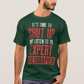 Videograf Lyssna Videography Filmmaker Gift T Shirt