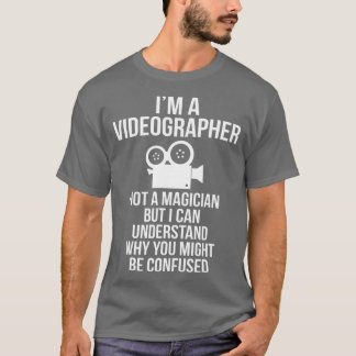 Videograf Magician Videography Filmmaker Gift T Shirt