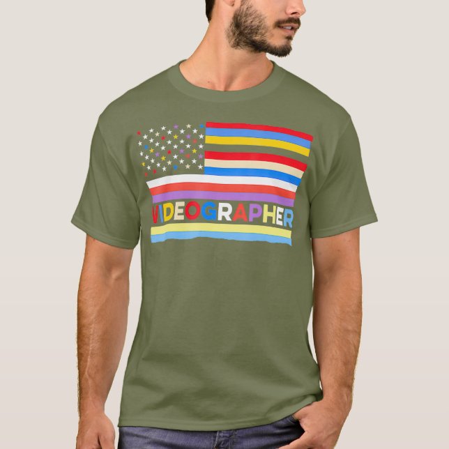 Videograf Practice Videography Filmmaker Gift T Shirt (Framsida)