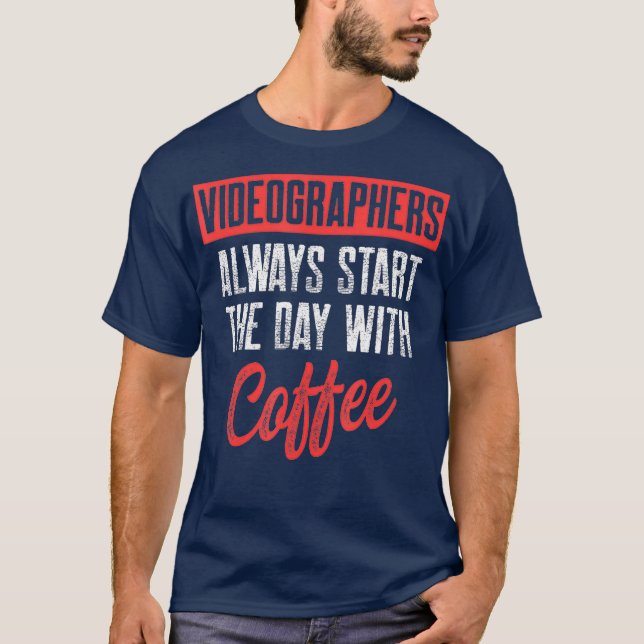 Videograf - startvideografi Filmmaker Gift T Shirt (Framsida)