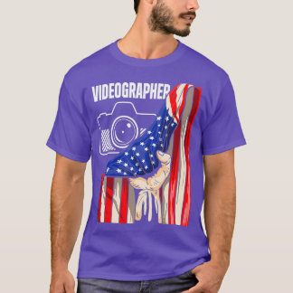 Videograf USA Videography Filmmaker Gift T Shirt