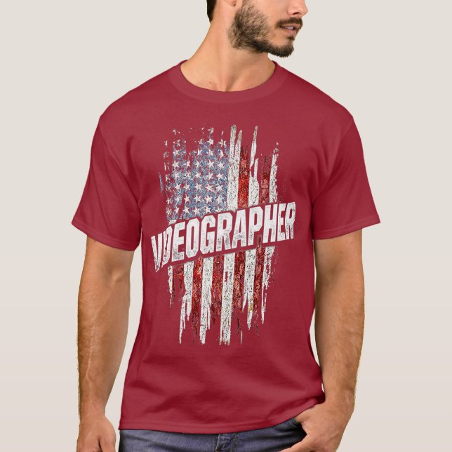 Videograf Videography Filmmaker Gift T Shirt (Framsida)