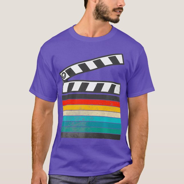 Videografer från Retro Filmmaker T Shirt (Framsida)