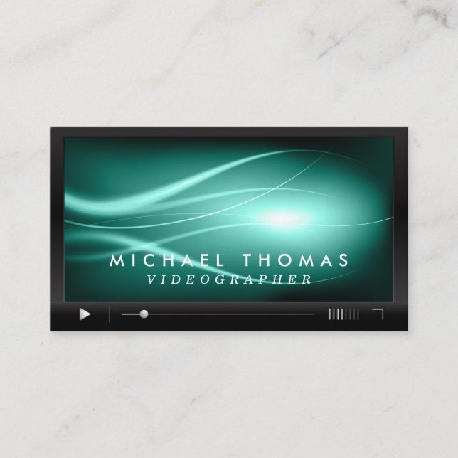 Videographer visitkortar visitkort (Framsida)
