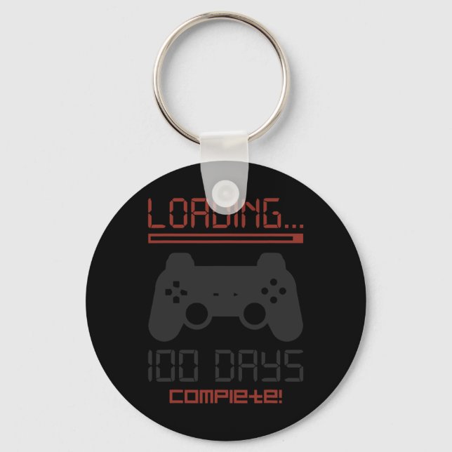 Videokamera på 100 dagar i skolan - färdigt spelsp nyckelring (Framsida)