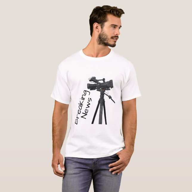 Videokamera T-shirt (Hel framsida)