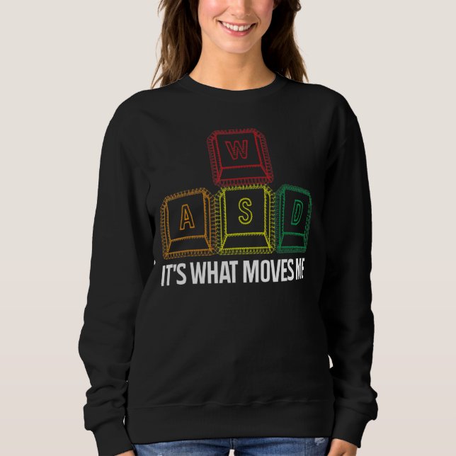 Videokameror för spel i WASD PC-spel Manar T Shirt (Framsida)