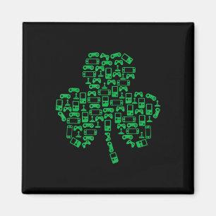 Videokamspelskontroll Shamrock Irish Gamer St Patr Magnet