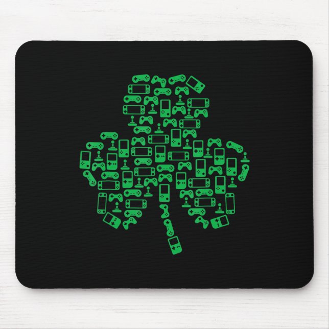Videokamspelskontroll Shamrock Irish Gamer St Patr Musmatta (Framsidan)