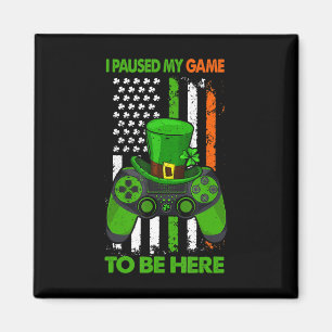 Videokamspelskontrollen St Patricks Shamrock Irish Magnet
