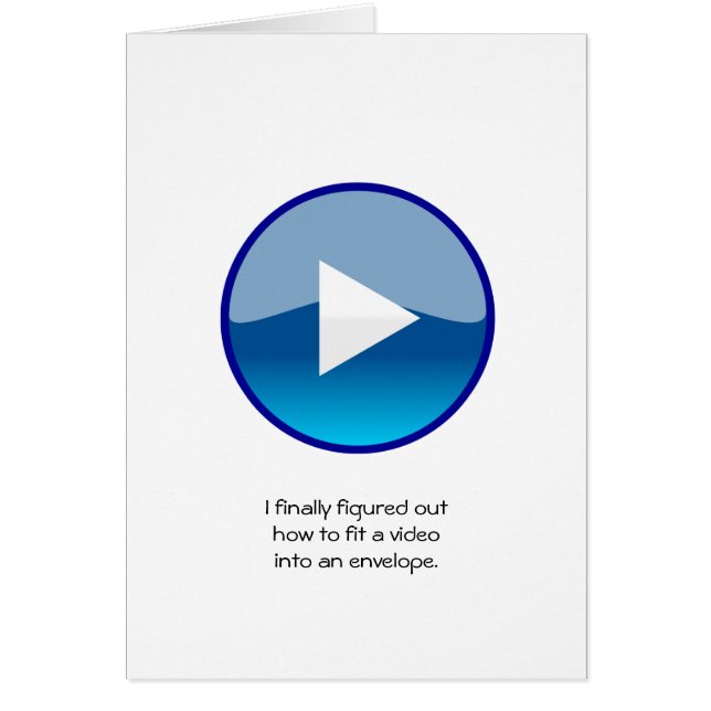 Videokort - QR möjliggjorde Code Hälsningskort (Framsidan)