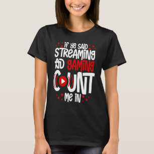Videomikrofon för direktuppspelning av Online Stre T Shirt