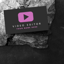 Videoredigeraren Filmmaker Rosa & Black Social Med