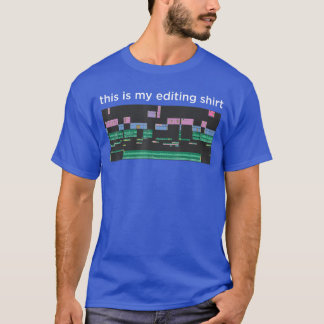 Videoredigeringsprogram Filmredigerare Videoredige T Shirt