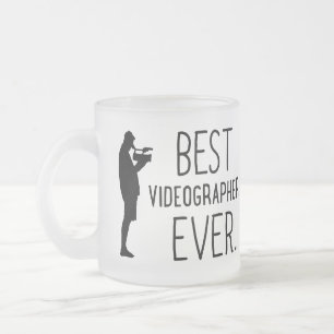 Videospecialistfotografipresenter för Videograf Frostad Glasmugg