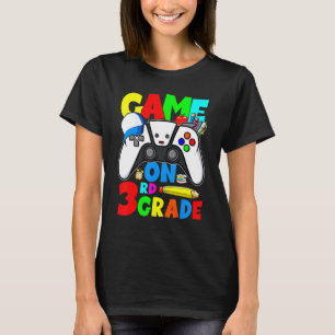 Videospel 3:e Klass olåst cute Third Klass Boy T Shirt