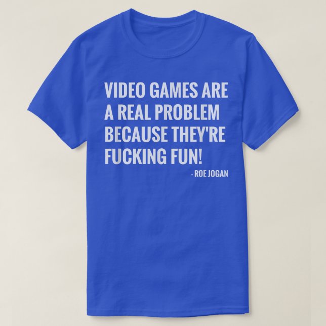 Videospel är ett verkligt problem med videospel  t shirt (Design framsida)