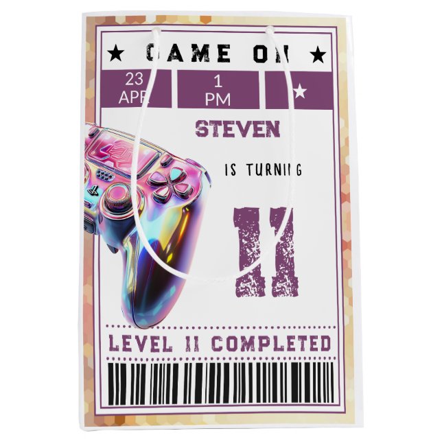 Videospel barns födelsedag (Framsidan)