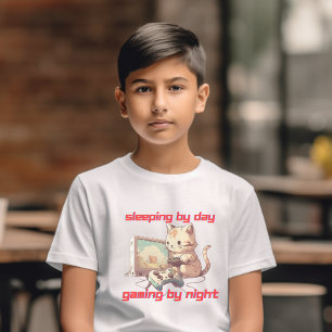 Videospel för att spelas upp varje dag under natte t shirt