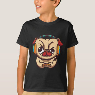 Videospel för Hund av ljud och spel Videospel för T Shirt