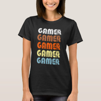 Videospel för spelfantasinamen Retro Gamer Vintage T Shirt