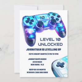 Videospel för spelkontroll på nivån olåst inbjudningar
