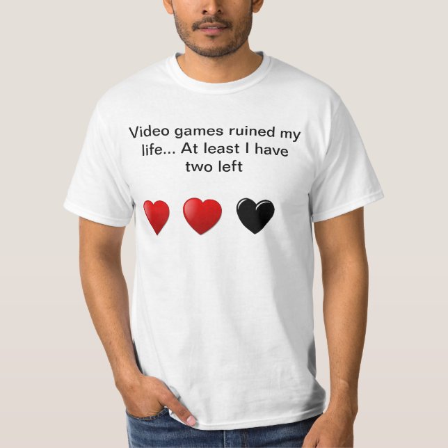 Videospel fördärvade min livT-tröja Tee Shirt (Framsida)