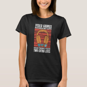 Videospel förstörde min klassiska videokonsol i li t shirt