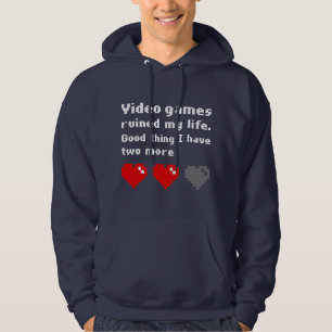 Videospel förstörde mitt liv hoodie