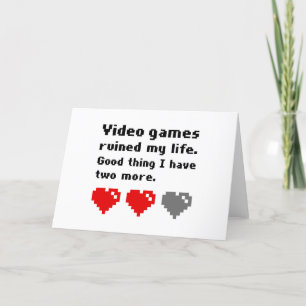 Videospel förstörde mitt liv tack kort