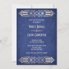 Videospel Geek Blue Bröllop Inbjudningar