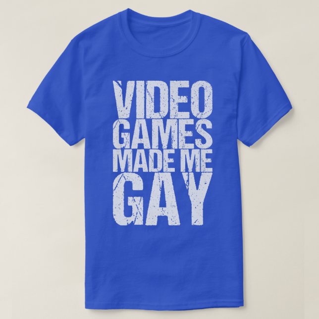 Videospel gjorde mig glad t shirt (Design framsida)
