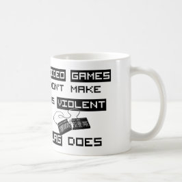 Videospel gör inte oss våldsamma (datoren) kaffemugg