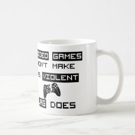 Videospel gör inte oss våldsamma (XBOX 360) Kaffemugg