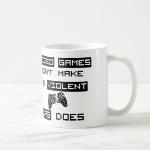 Videospel gör inte oss våldsamma (XBOX 360) Kaffemugg