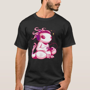 Videospel i axolotl t shirt