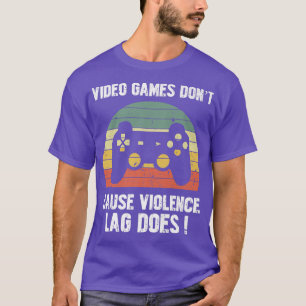 Videospel orsakar inte våld, dold dos, underlig ka t shirt