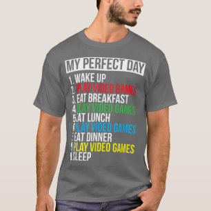 Videospel på min Perfekt - Coola Glipp T Shirt