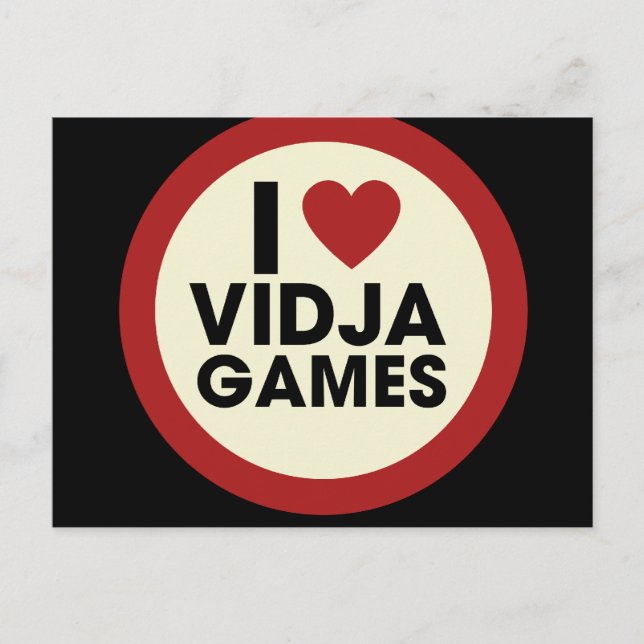 Videospel Vykort (Framsida)