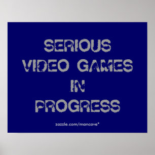 Videospelaffischmall Poster