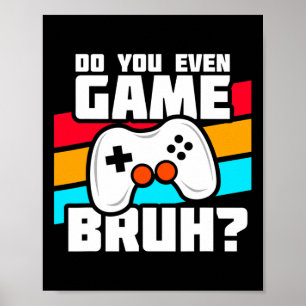 Videospelare - PC Console-spel - roligt videospel Poster